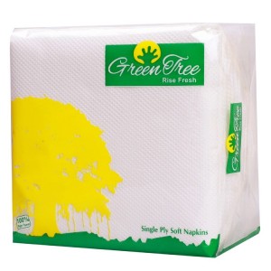 Green Tree Tissue Paper Napkin